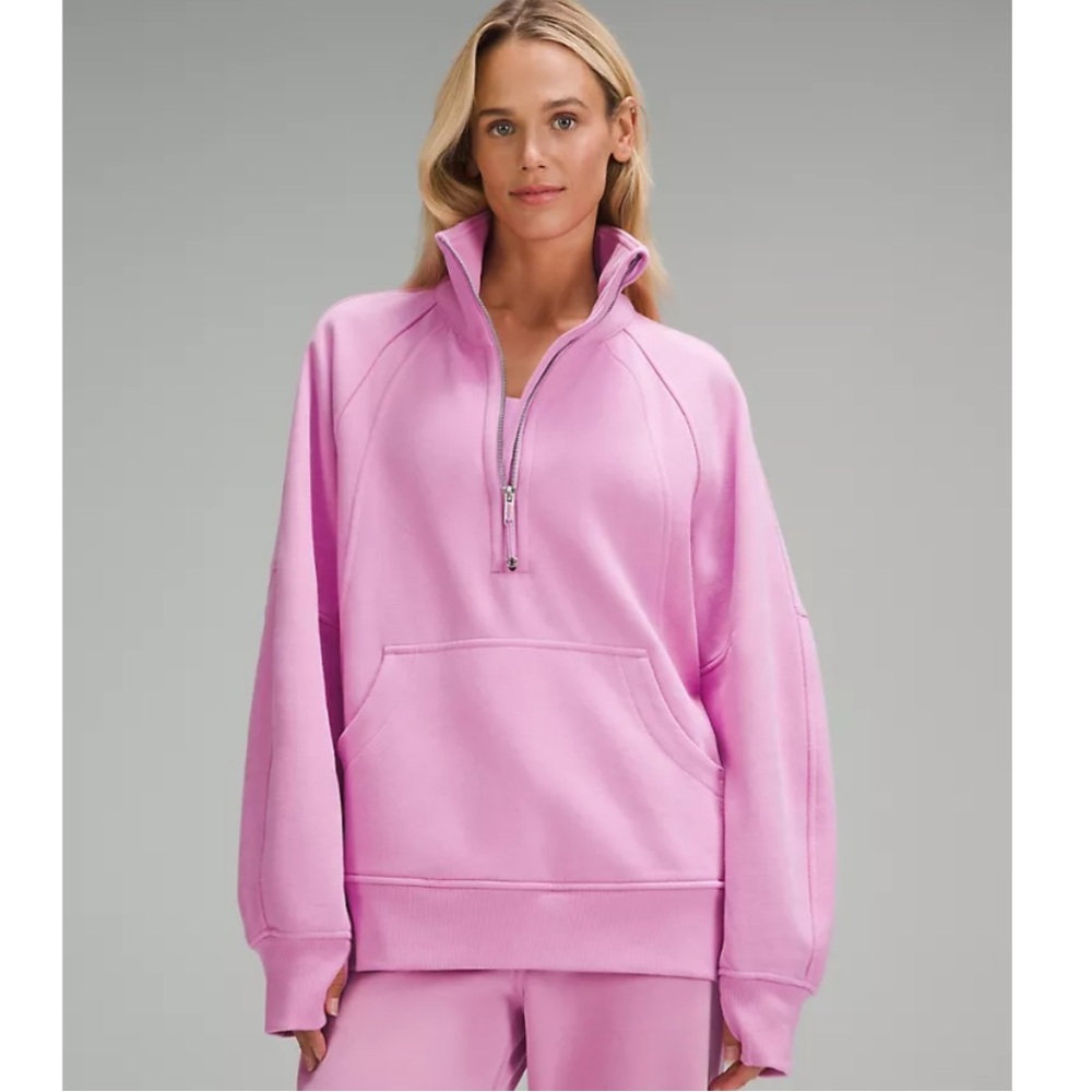 Lululemon Scuba Oversized Funnel-Neck Half Zip
Long size XL/XXL Dahlia Mauve